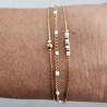 Bracelet triple Anna Blanc